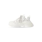 Women’s Triple S Sneaker Allover Logo in White/black - Image 3